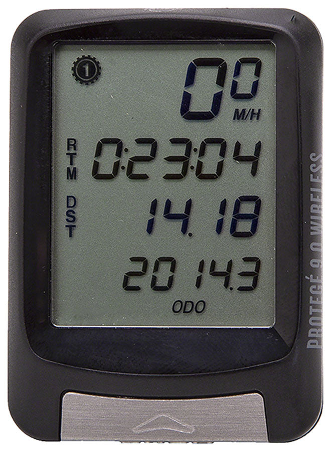 Planet Bike Protege 9.0 Bike Computer - Wireless Black