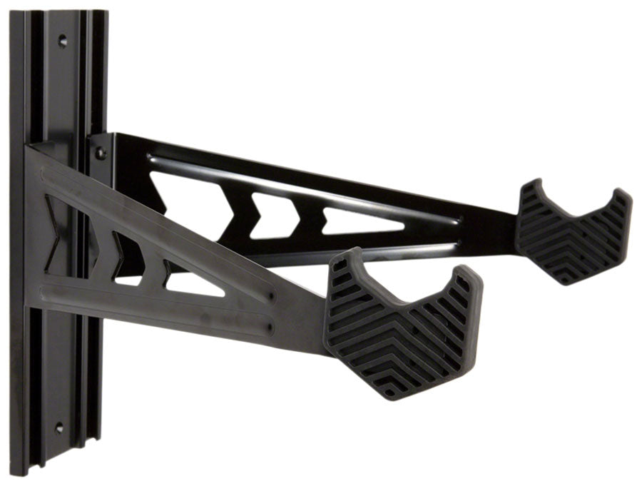 Feedback Sports Wall Rack Display Stand - 1-Bike Wall Mounted Black