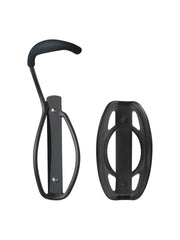 Delta Single Bike Wall Mount Rack with Tire Tray: Holds One Bike Black