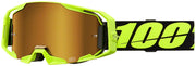 100% ARmatic Goggles - Black/Neon Yellow Mirror True Gold Lens