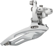 microSHIFT R538 Front Derailleur 8-Speed Triple 52/42/30 28.6/31.8 Band Clamp Shimano Compatible