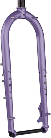 Surly Ice Cream Truck Fork - 26" 15x150mm Thru-Axle 1-1/8" Straight Steerer Steel Taro Milk Tea