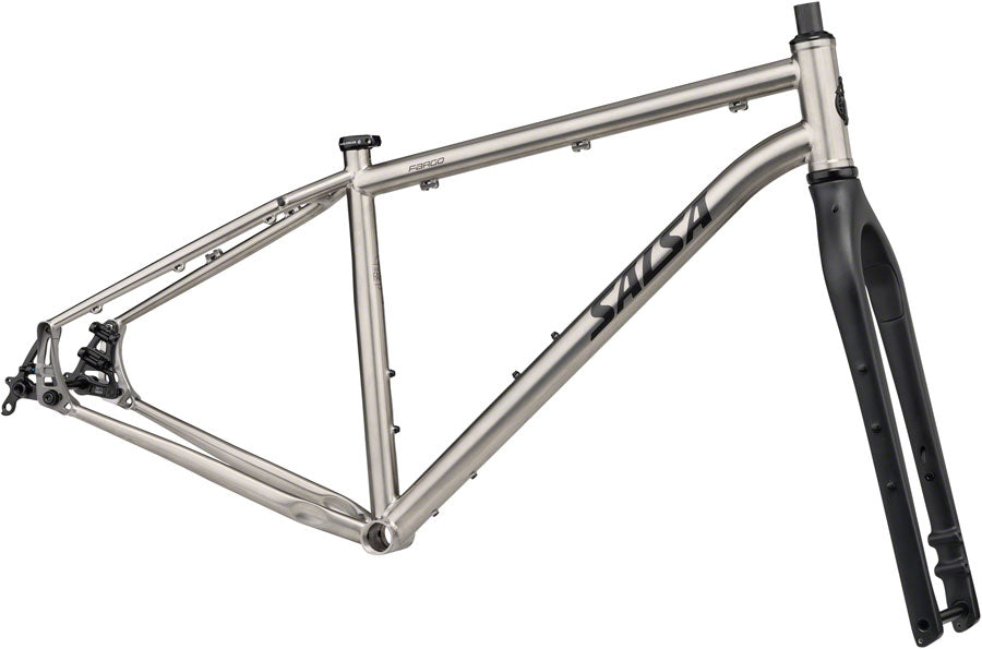 Salsa Fargo Ti Frameset - 29" Titanium Raw X-Large