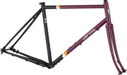 All-City Gorilla Monsoon Frameset - 650b Steel Charred Berry 46cm