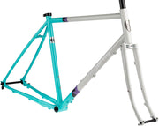 All-City Gorilla Monsoon Frameset - 650b Steel Aqua Seafoam 52cm