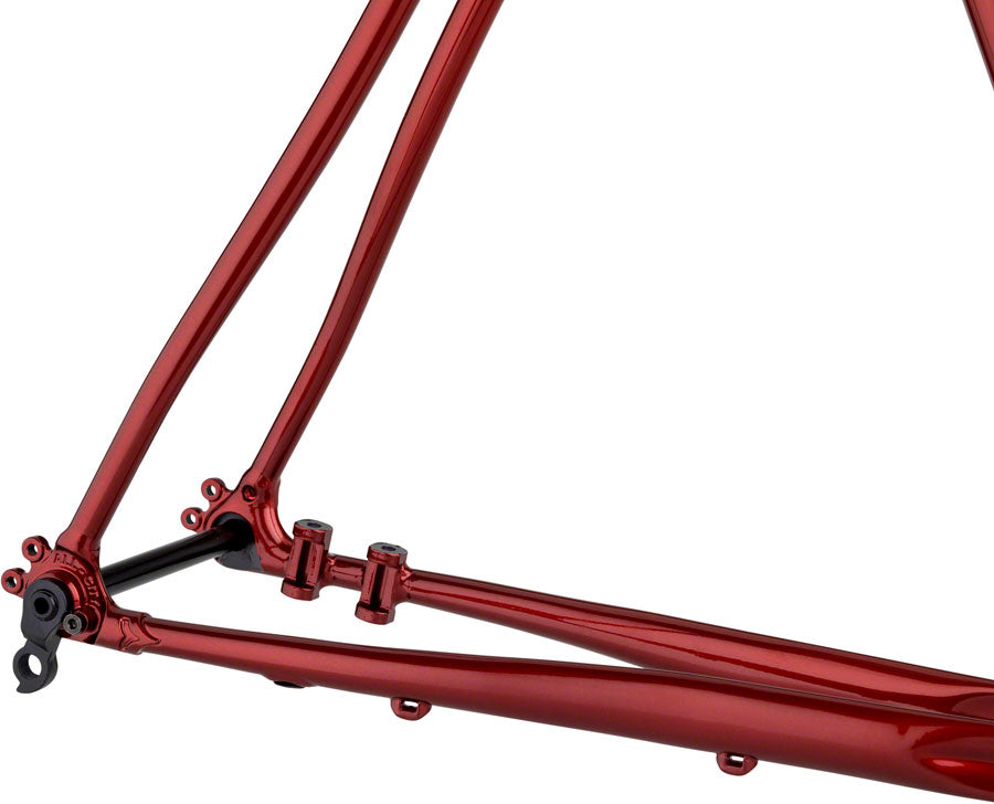 All-City Cosmic Stallion Frameset - 700c Steel Currant and Cream 52cm