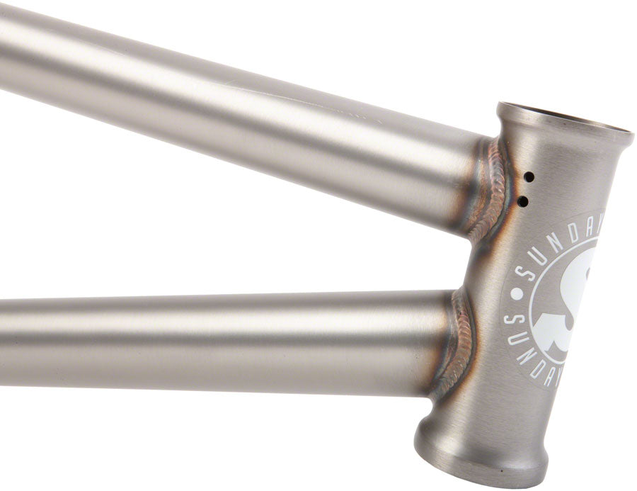 Sunday Street Sweeper BMX Frame - 21" TT Matte Raw