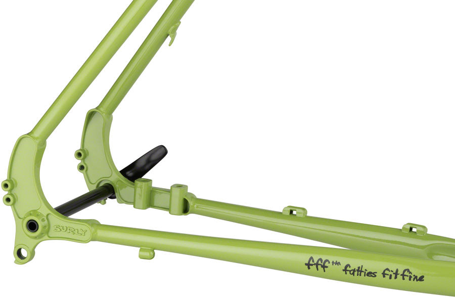 Surly Disc Trucker Frameset - 700c Steel Pea Lime Soup 56cm