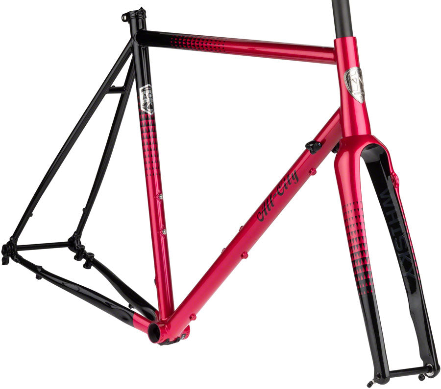 All-City Zig Zag Frameset - 700c Steel Sour Cherry Seltzer 55cm