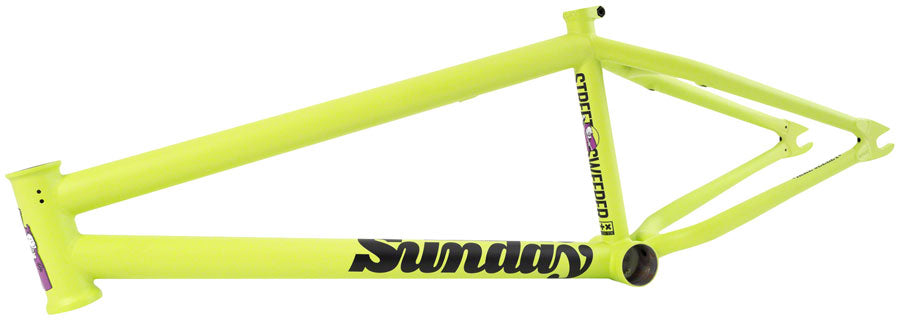 Sunday Street Sweeper BMX Frame - 20.75" TT Kiwi
