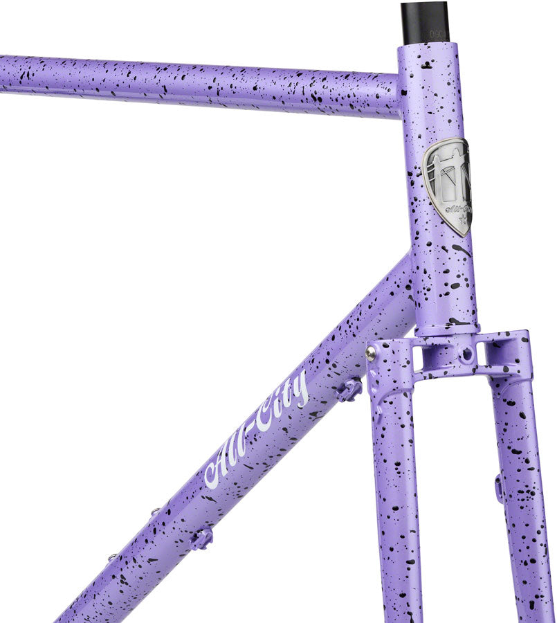 All-City Gorilla Monsoon Frameset - 650b/700c Steel Lavender Haze 61cm