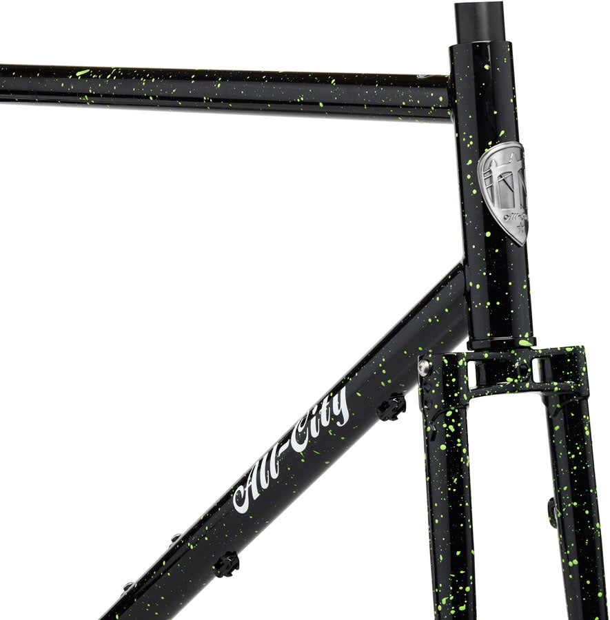All-City Gorilla Monsoon Frameset - 650b/700c Steel Slimer Lime 43cm