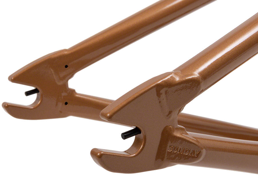 Sunday Silvawave BMX Frame - 20.75" TT Amber
