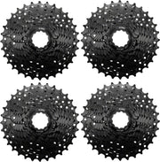 KMC REACT Cassette - 9-Speed 11-32t HG Driver Compatible Black 4 pk.