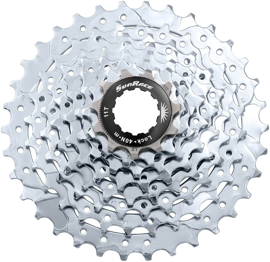 SunRace M55 Cassette - 8-Speed 11-34t Zinc
