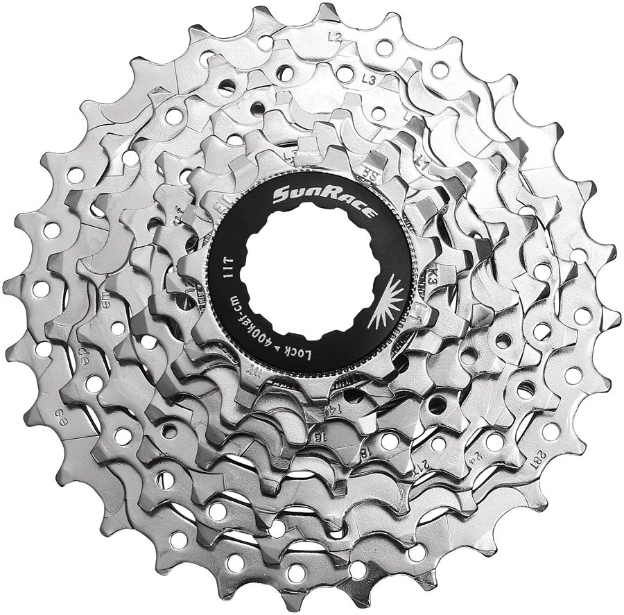 SunRace R86 Cassette - 8-Speed 11-28t Nickel