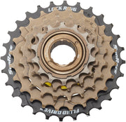 SunRace M2A 5-speed 14-28 Freewheel - Black/Brown