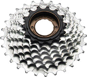 SunRace M2A 6-speed Freewheel - 14-28t Chrome/Black