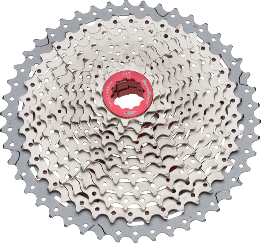 SunRace MX8 Cassette - 11 Speed 11-46t Silver