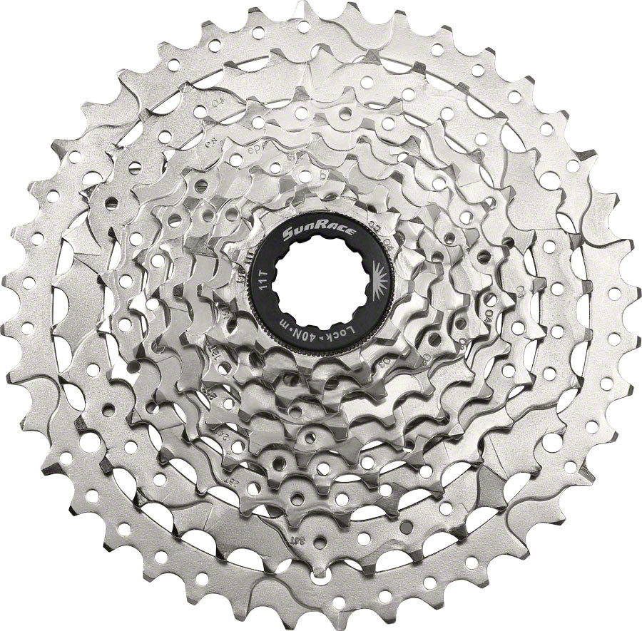 SunRace M9 Cassette - 9 Speed 11-40t Silver