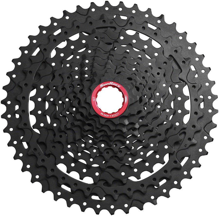 SunRace CSMX9X Cassette - 11-Speed 10-46t Black Chrome For XD Driver Body