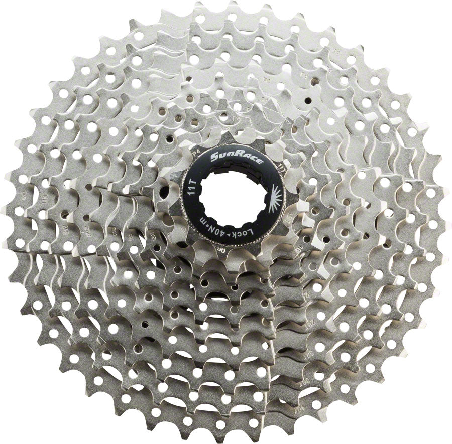 SunRace MS3 Cassette - 10 Speed 11-40t Silver