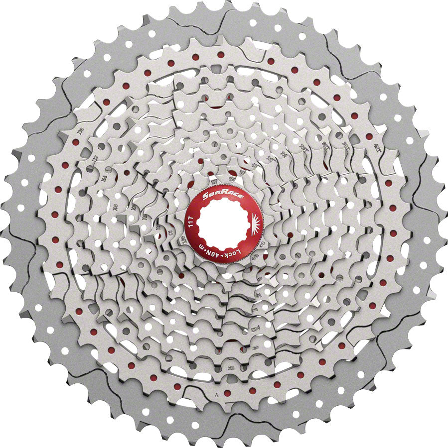 SunRace MX8 Cassette - 11 Speed 11-50t Silver