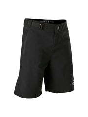 Short Fox Racing Ranger Liner Youth 24 Black