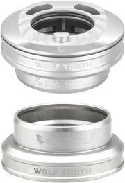 Wolf Tooth Premium Internal Headset - EC44 Upper / EC44 Lower For Enve In-Route System Only Raw Silver