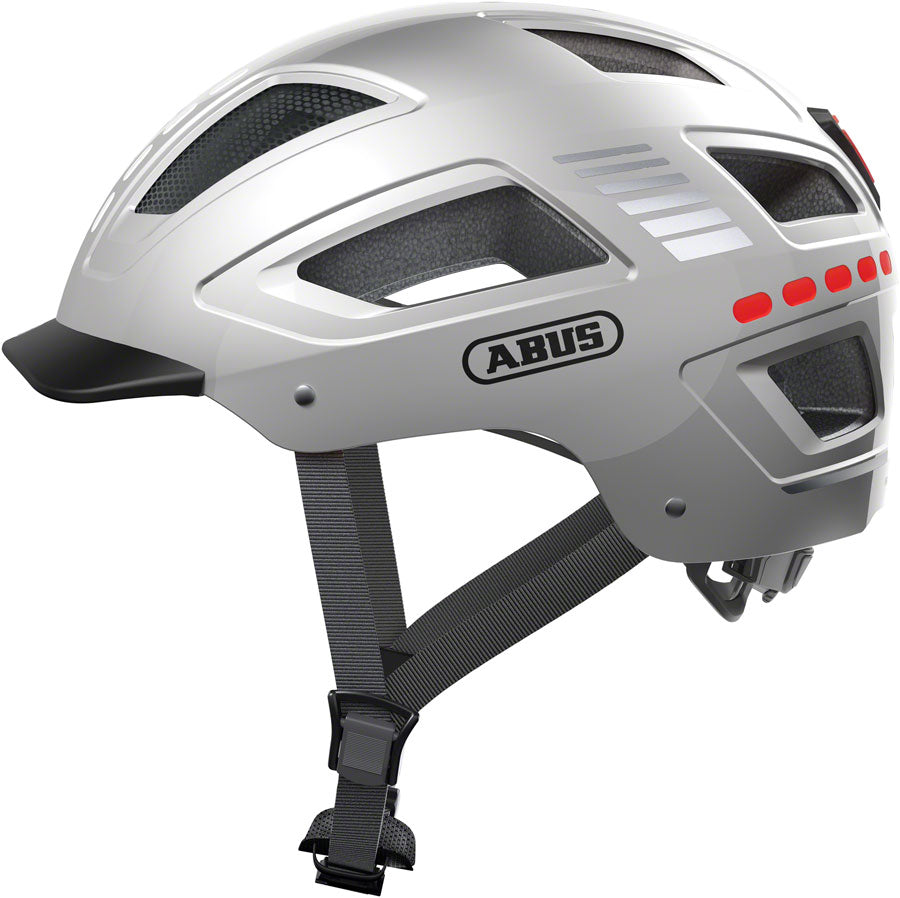 Abus Hyban 2.0 LED Helmet - Signal Silver X-Large