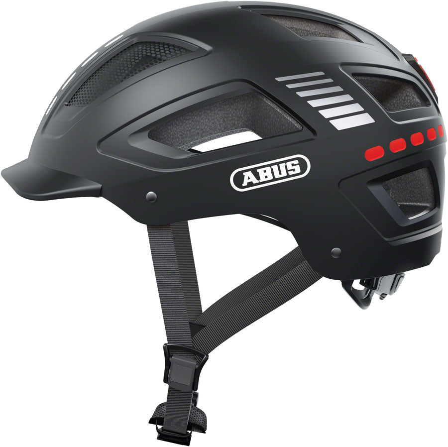 Abus Hyban 2.0 LED Helmet - Signal Black Large