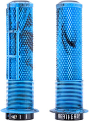 DMR DeathGrip 2 Flanged Grips - Thin Lock-On Blue Mable