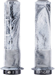 DMR DeathGrip 2 Flanged Grips - Thin Lock-On Snow Camo