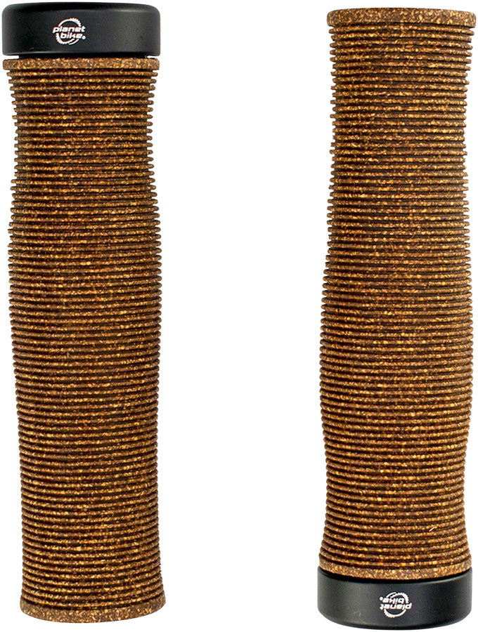 Planet Bike Happy Hands Duracork Grip - Lock-On Brown