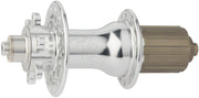 All-City Go-Devil Rear Hub - QR x 135mm/12 x 142mm 6-Bolt HG 11 Road Silver 28H