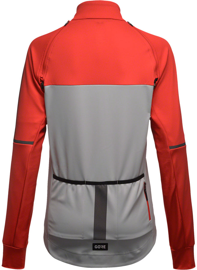 Gorewear Phantom Jacket - Lab Gray/Fireball Womens Small