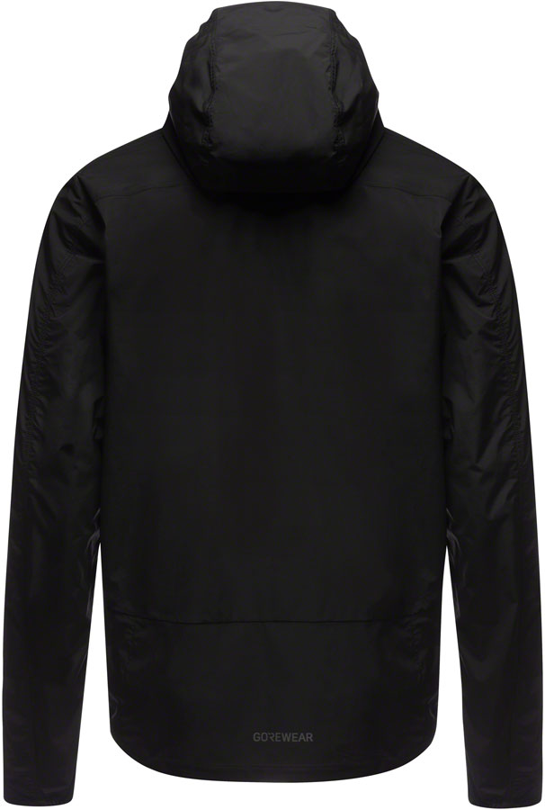 Gorewear Fernflow Hooded Windbreaker - Black Mens Medium