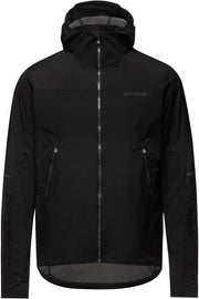 Gorewear Fernflow Hooded Windbreaker - Black Mens Small