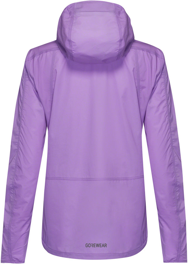 Gorewear Fernflow Hooded Windbreaker - Purple Womens X-Large
