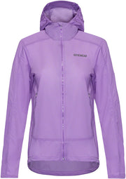 Gorewear Fernflow Hooded Windbreaker - Purple Womens Small