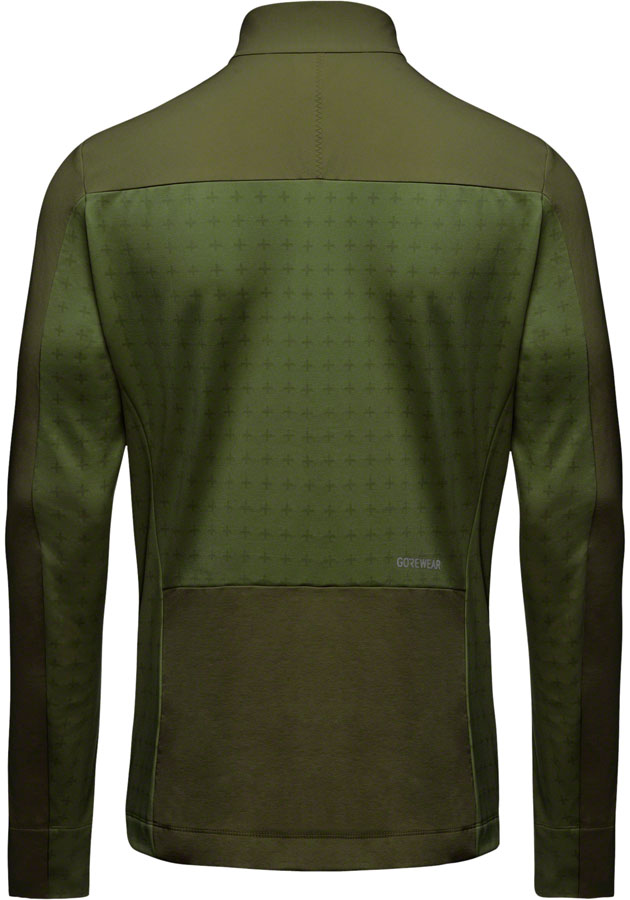 Gorewear Trail KPR Hybrid 1/2-Zip Jersey - Utility Green Mens Large