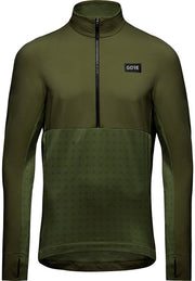 Gorewear Trail KPR Hybrid 1/2-Zip Jersey - Utility Green Mens Medium