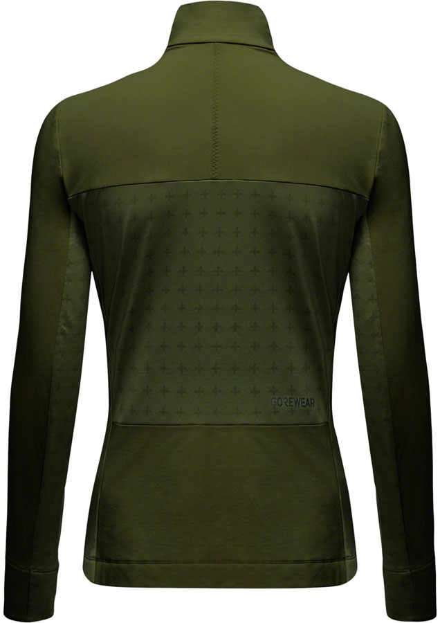 GORE Trail KPR Hybrid 1/2-Zip Jersey - Utility Green Womens Medium