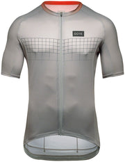 Gorewear Grid Fade Jersey 2.0 - Gray/Fire Womens Large