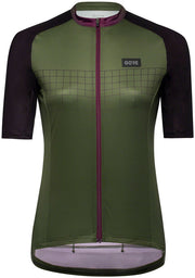 Gorewear Grid Fade Jersey 2.0 - Green/Purple Womens X-Small