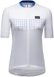 Gorewear Grid Fade Jersey 2.0 - White/Blue Womens X-Small