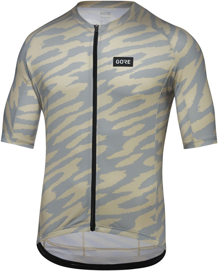 Gorewear Organic Camo Jersey - Tech Beige/Gray Mens Large