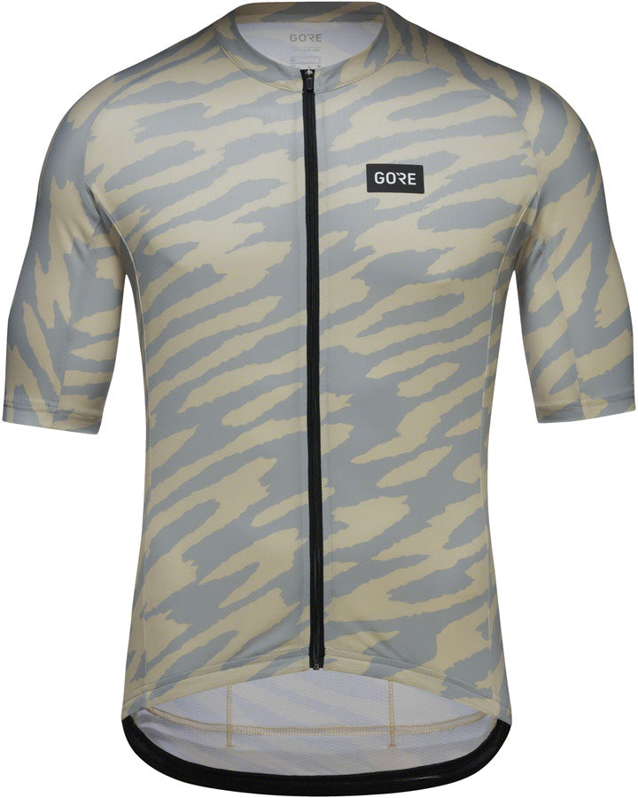 Gorewear Organic Camo Jersey - Tech Beige/Gray Mens Small
