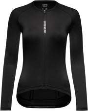 Gorewear Spinshift Long Sleeve Jersey - Black Womens Small/4-6
