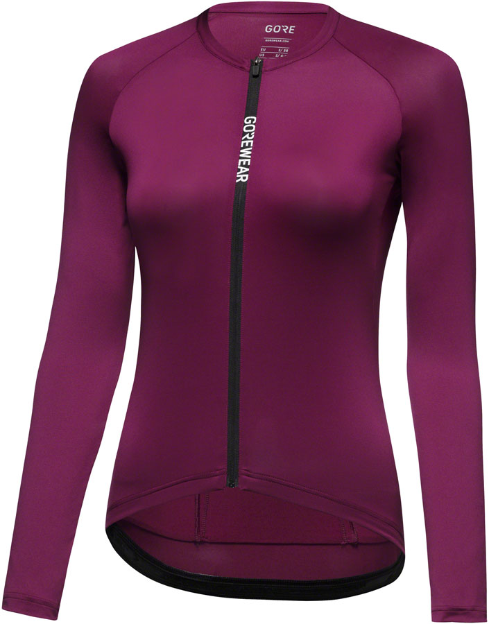 Gorewear Spinshift Long Sleeve Jersey - Purple Womens Large/12-14